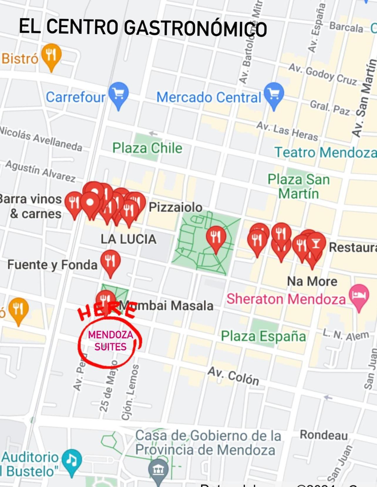 Mendoza Suites 3 -Parking Disponible- מראה חיצוני תמונה
