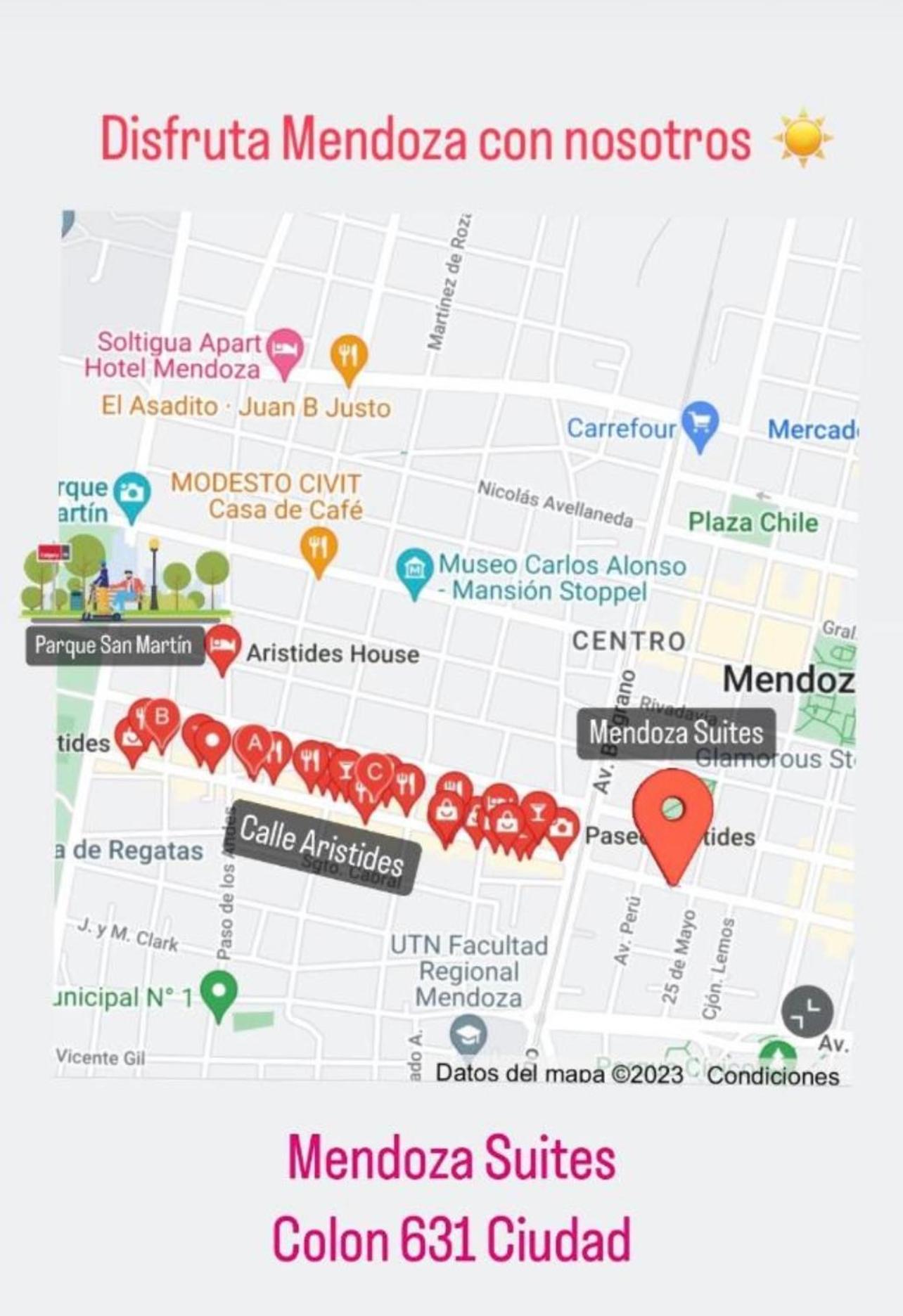 Mendoza Suites 3 -Parking Disponible- מראה חיצוני תמונה