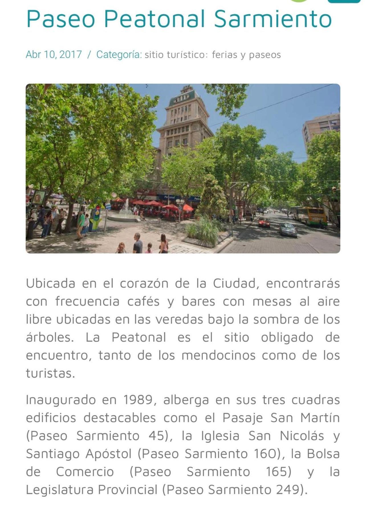 Mendoza Suites 3 -Parking Disponible- מראה חיצוני תמונה